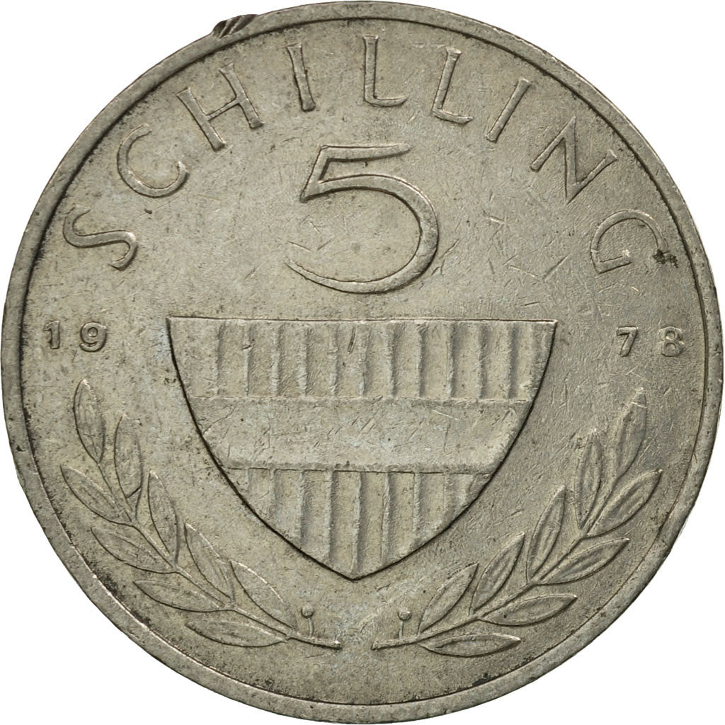 Coin, Austria, 5 Schilling, 1978, VF(20-25), Copper-nickel, KM:2889a