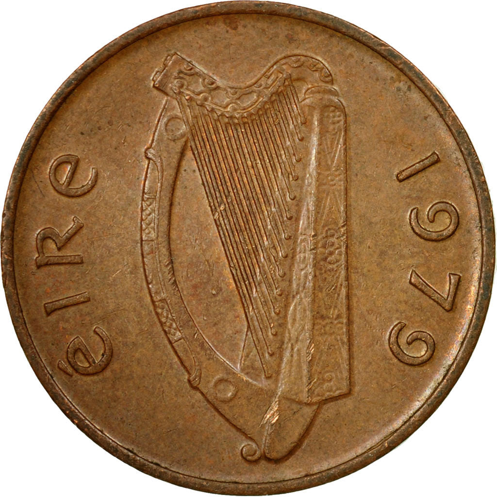Coin, IRELAND REPUBLIC, Penny, 1979, EF(40-45), Bronze, KM:20