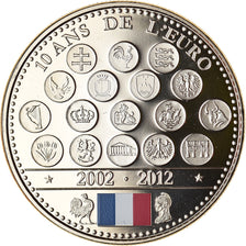 França, Medal, L'Europe des XXVII, 10 Ans de l'Euro, Políticas, Sociedade