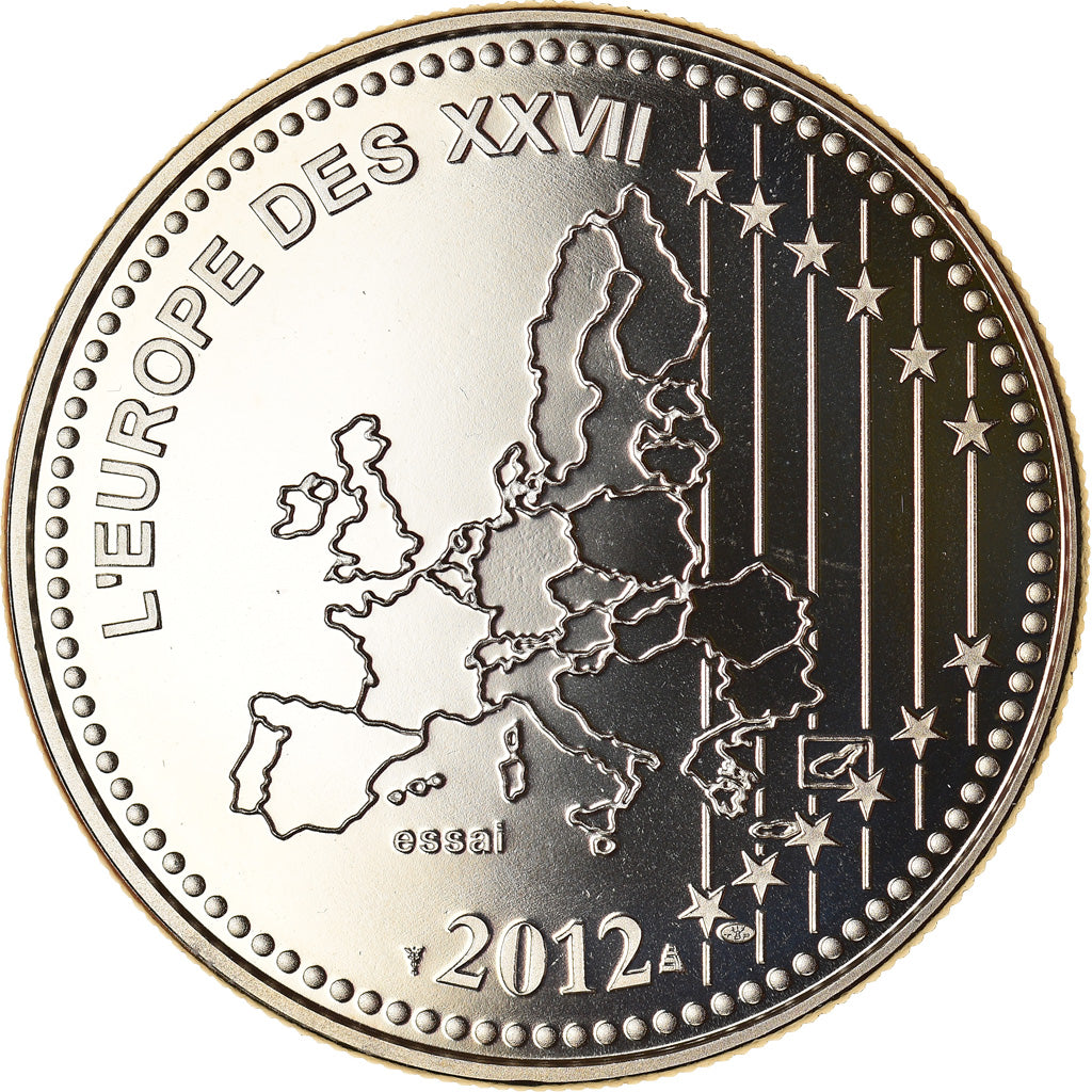 França, Medal, L'Europe des XXVII, 10 Ans de l'Euro, Políticas, Sociedade