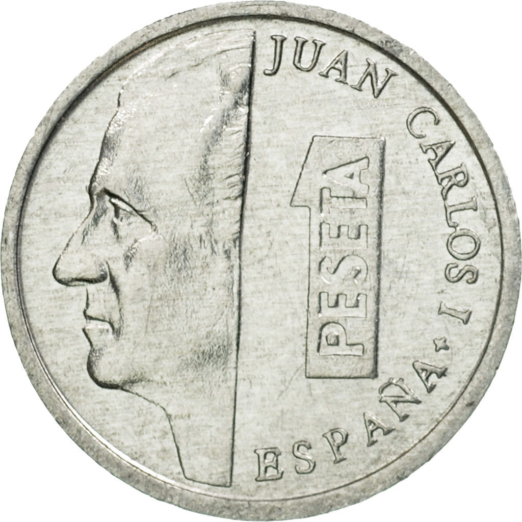 Moneta, Spagna, Juan Carlos I, Peseta, 1990, BB+, Alluminio, KM:832