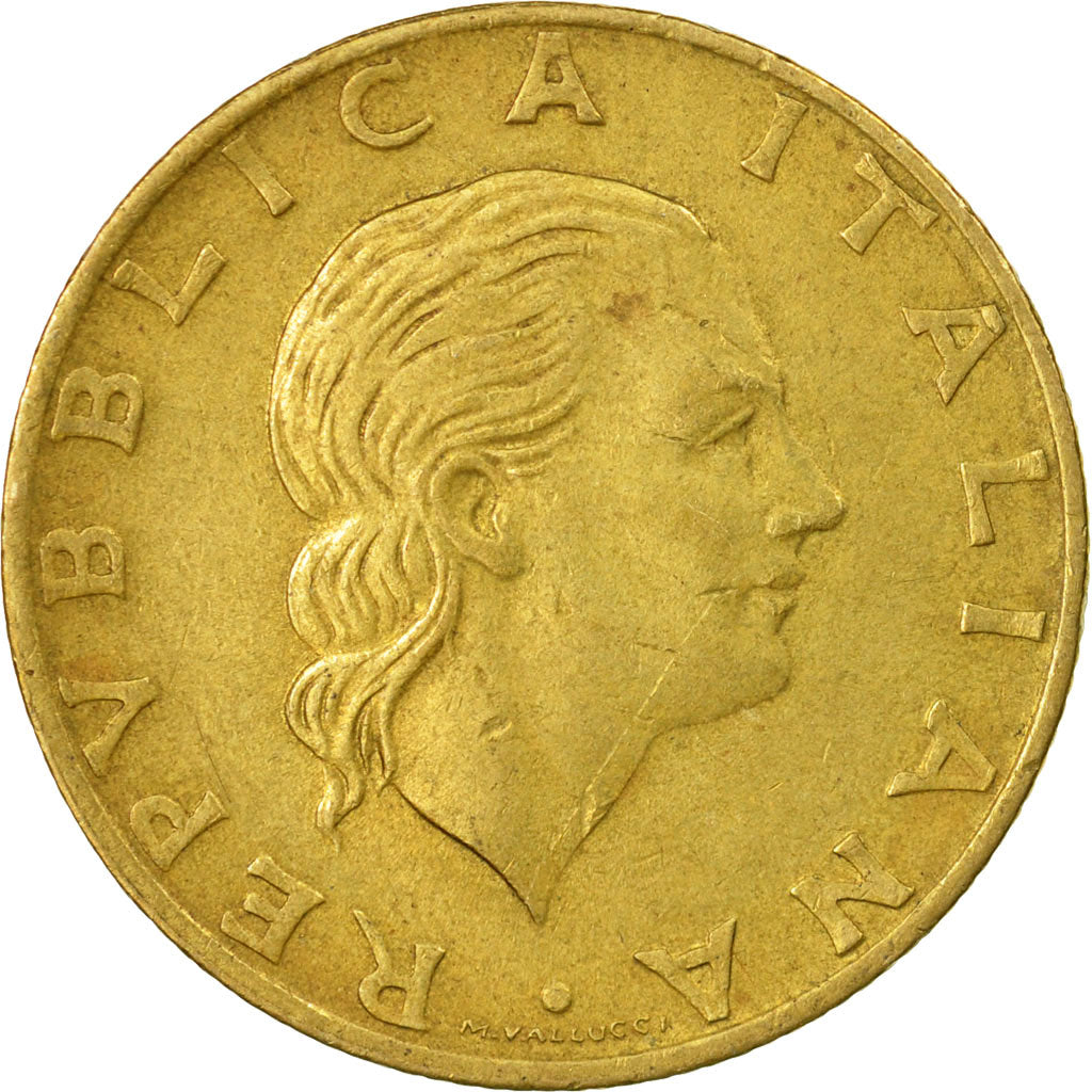 Moneda, Italia, 200 Lire, 1989, Rome, MBC, Aluminio - bronce, KM:130