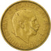 Coin, Denmark, Christian X, Krone, 1944, Copenhagen, EF(40-45), Aluminum-Bronze