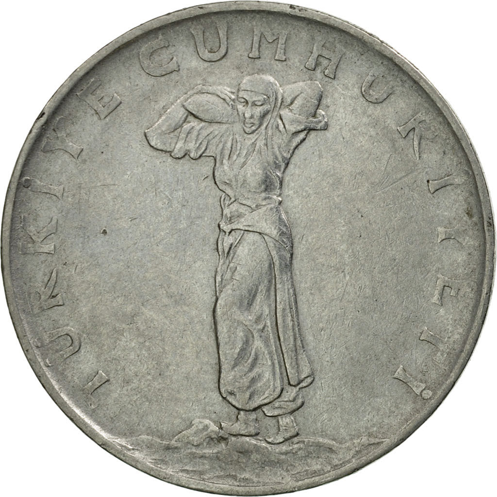 Coin, Turkey, 25 Kurus, 1968, EF(40-45), Stainless Steel, KM:892.2