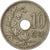 Monnaie, Belgique, 10 Centimes, 1921, TB+, Copper-nickel, KM:85.2