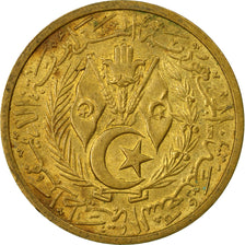 Coin, Algeria, 20 Centimes, 1964/AH1383, Paris, EF(40-45), Aluminum-Bronze