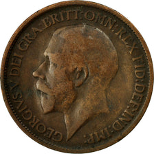 Coin, Great Britain, George V, 1/2 Penny, 1916, VF(30-35), Bronze, KM:809