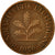 Coin, GERMANY - FEDERAL REPUBLIC, 2 Pfennig, 1950, Stuttgart, EF(40-45), Bronze