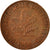 Coin, GERMANY - FEDERAL REPUBLIC, 2 Pfennig, 1986, Karlsruhe, EF(40-45), Copper