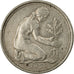 Coin, GERMANY - FEDERAL REPUBLIC, 50 Pfennig, 1975, Hambourg, EF(40-45)