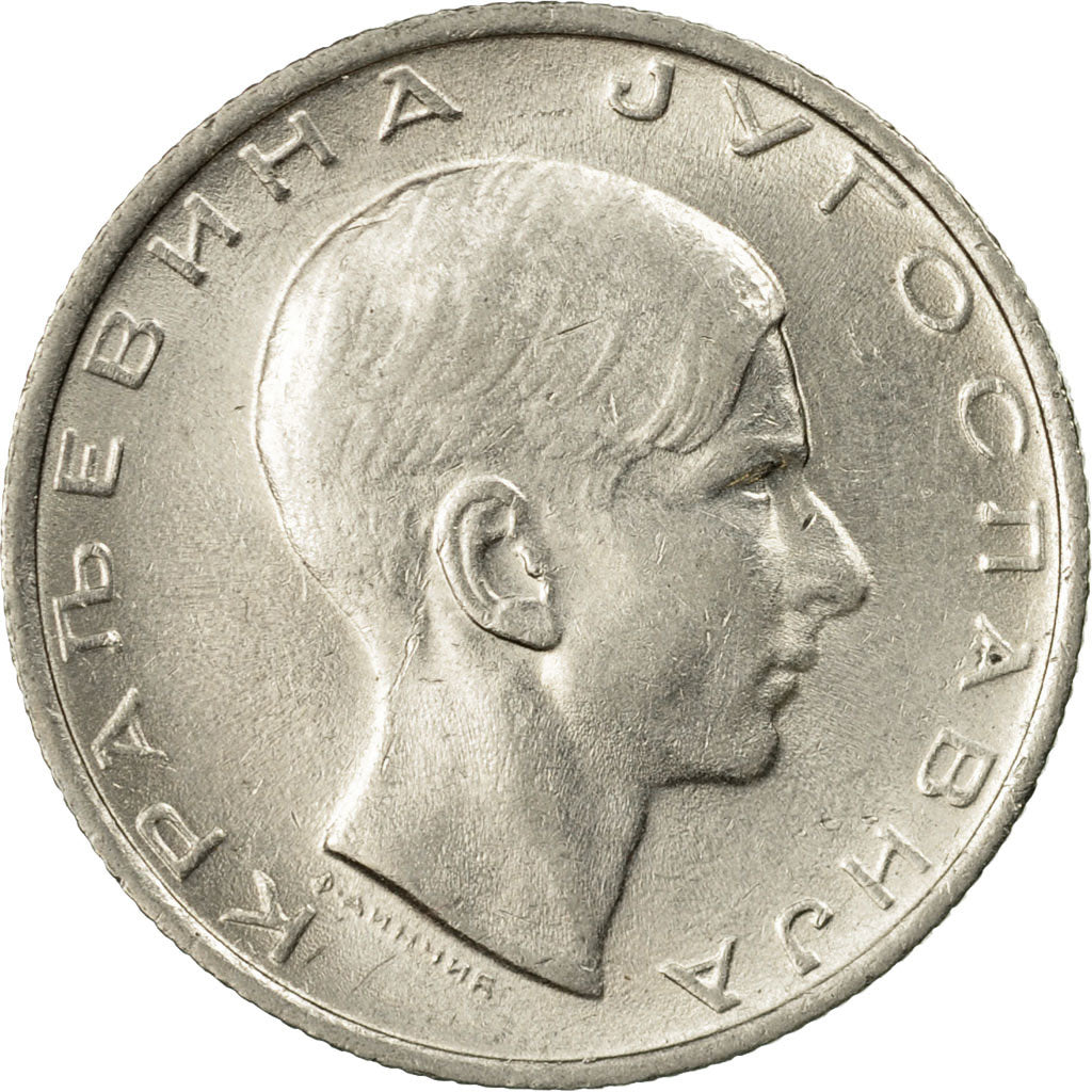 Monnaie, Yougoslavie, Petar II, 10 Dinara, 1938, SUP, Nickel, KM:22