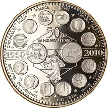 Francja, Medal, L'Europe des XXVII, 50 ans du nouveau Franc, Polityka