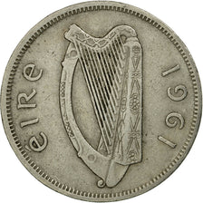 Moneta, REPUBLIKA IRLANDII, Florin, 1961, EF(40-45), Miedź-Nikiel, KM:15a