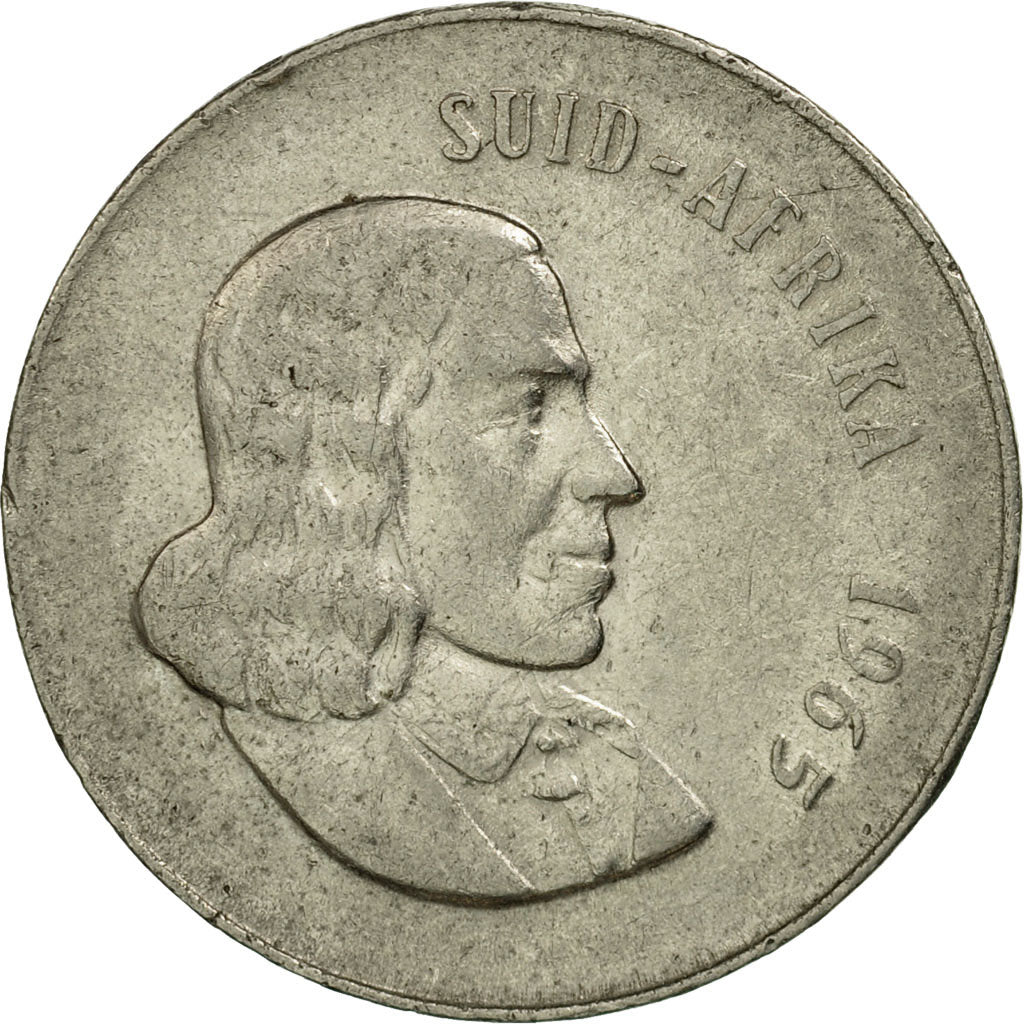 Coin, South Africa, 20 Cents, 1963, VF(30-35), Nickel, KM:69.2