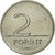 Moneda, Hungría, 2 Forint, 1995, Budapest, MBC, Cobre - níquel, KM:693