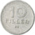 Moneda, Hungría, 10 Filler, 1965, Budapest, BC+, Aluminio, KM:547