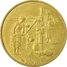 Coin, West African States, 10 Francs, 2008, Paris, AU(50-53), Aluminum-Bronze