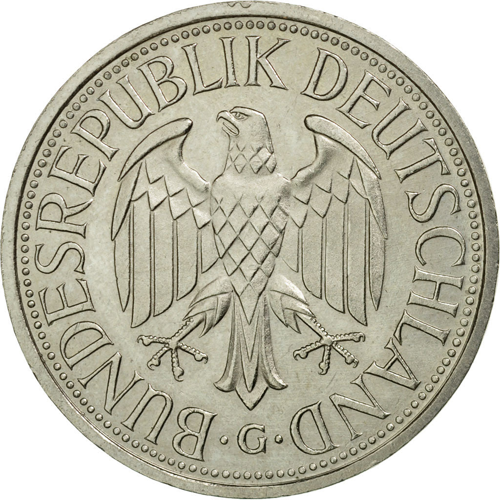 Coin, GERMANY - FEDERAL REPUBLIC, Mark, 1991, Karlsruhe, AU(55-58)