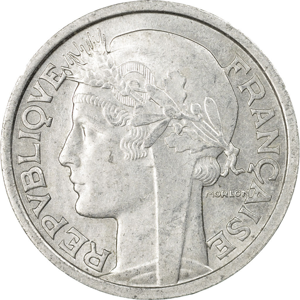 Monnaie, France, Morlon, 2 Francs, 1948, Paris, TTB+, Aluminium, KM:886a.1, Le