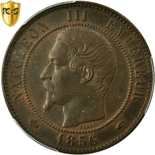 Coin, France, Napoleon III, Napoléon III, 10 Centimes, 1856, Paris, PCGS