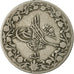 Coin, Egypt, Abdul Hamid II, 5 Qirsh, 1293, EF(40-45), Silver, KM:294