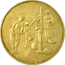 Coin, West African States, 10 Francs, 2003, Paris, EF(40-45), Aluminum-Bronze