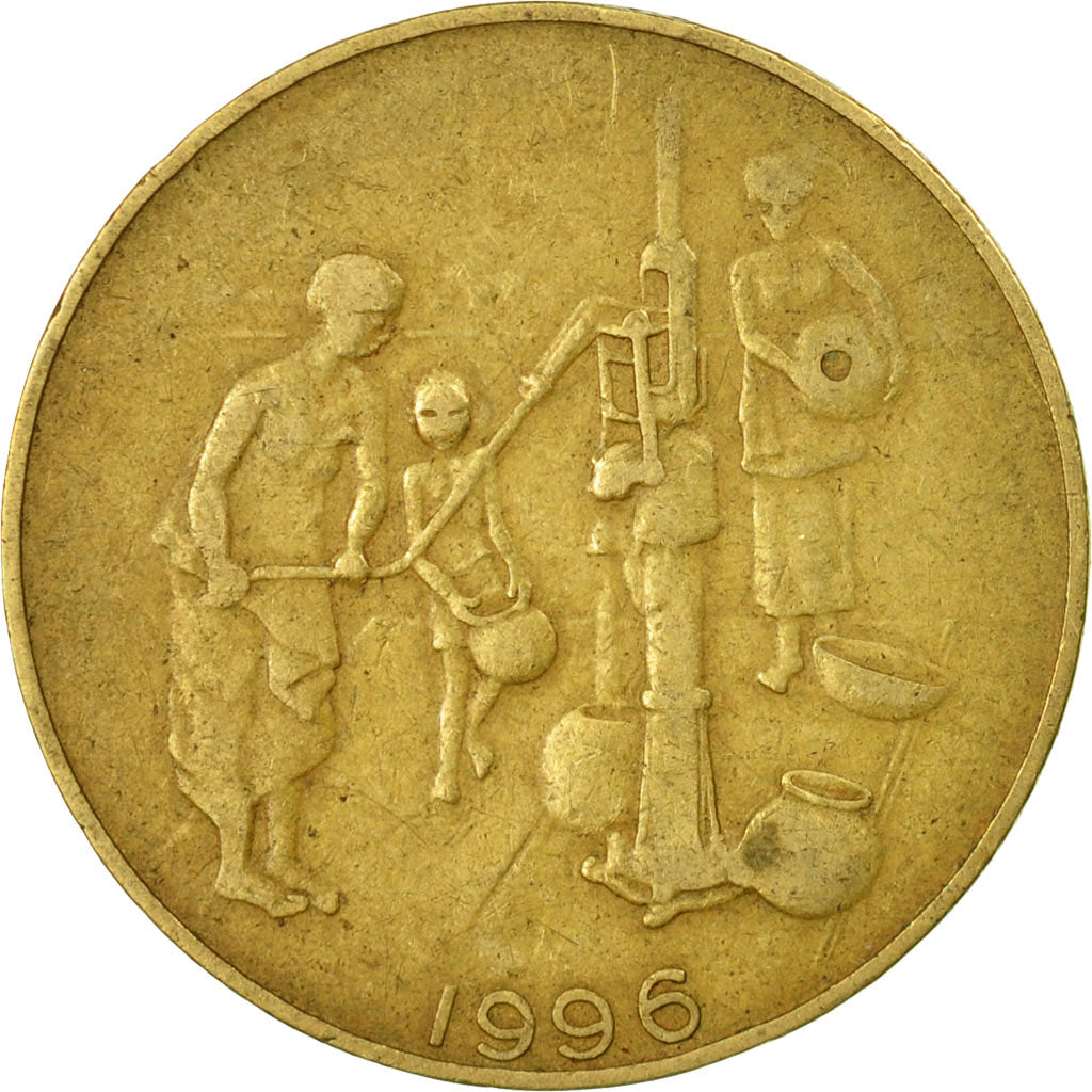 Munten, West Afrikaanse Staten, 10 Francs, 1996, Paris, ZF, Aluminum-Bronze
