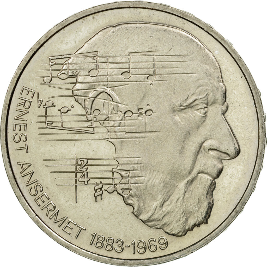 Coin, Switzerland, 5 Francs, 1983, Bern, EF(40-45), Copper-nickel, KM:62