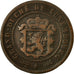 Coin, Luxembourg, William III, 5 Centimes, 1870, Utrecht, EF(40-45), Bronze