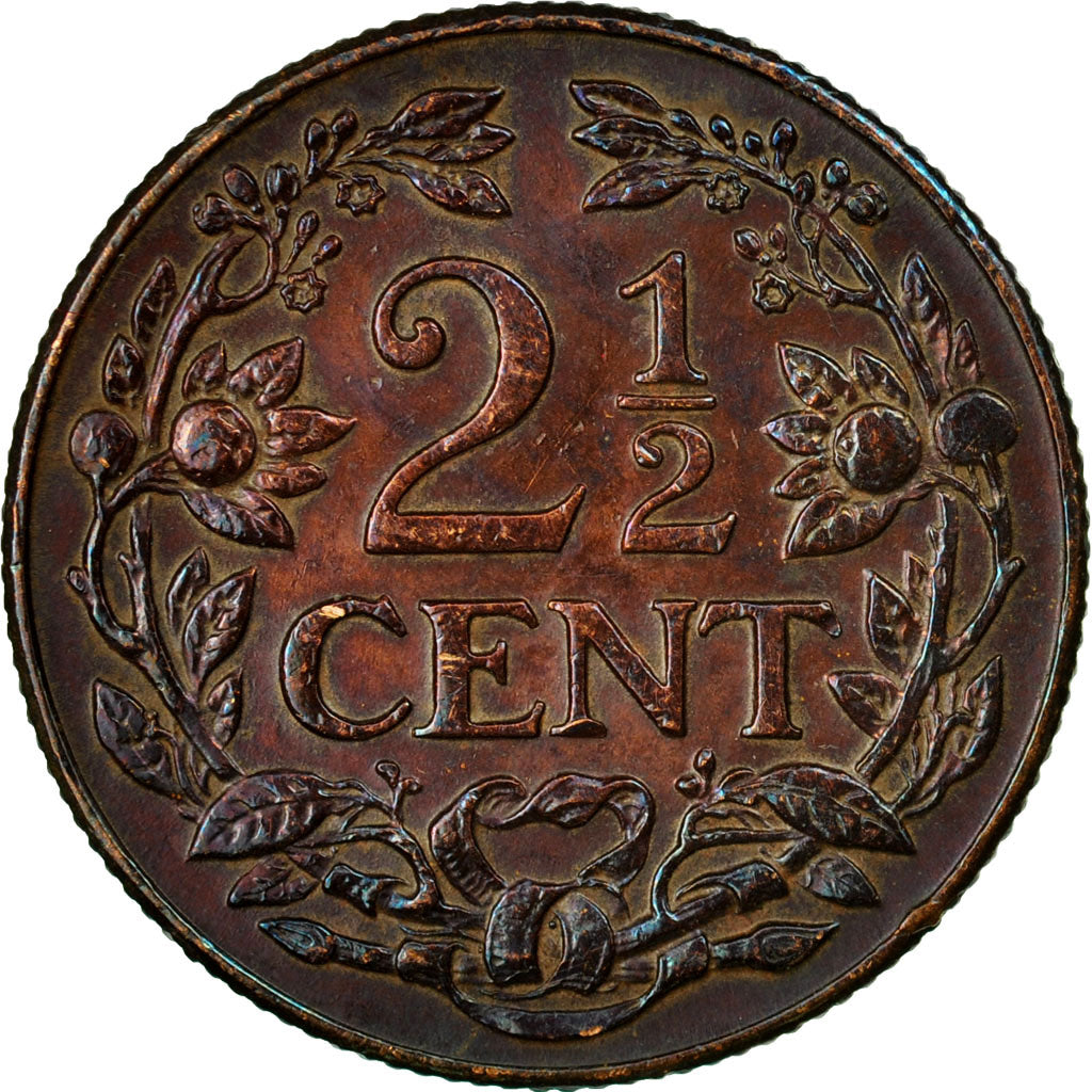Monnaie, Curacao, 2-1/2 Cents, 1944, Denver, USA, TTB, Bronze, KM:42