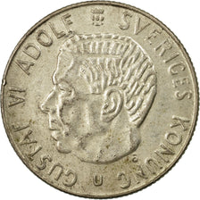 Coin, Sweden, Gustaf VI, Krona, 1968, EF(40-45), Silver, KM:826