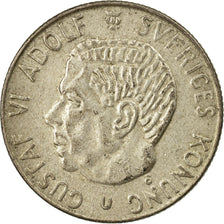 Coin, Sweden, Gustaf VI, Krona, 1967, EF(40-45), Silver, KM:826