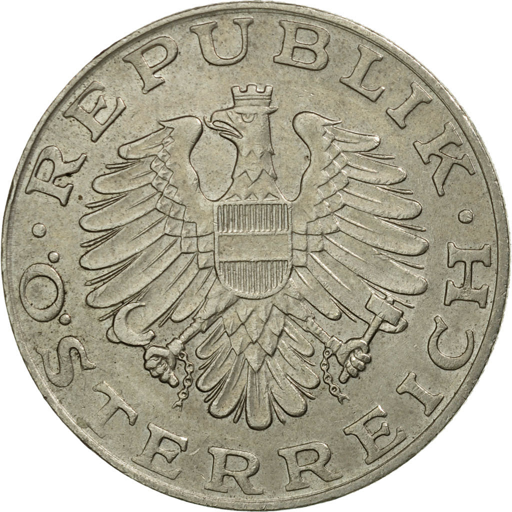 Coin, Austria, 10 Schilling, 1985, EF(40-45), Copper-Nickel Plated Nickel