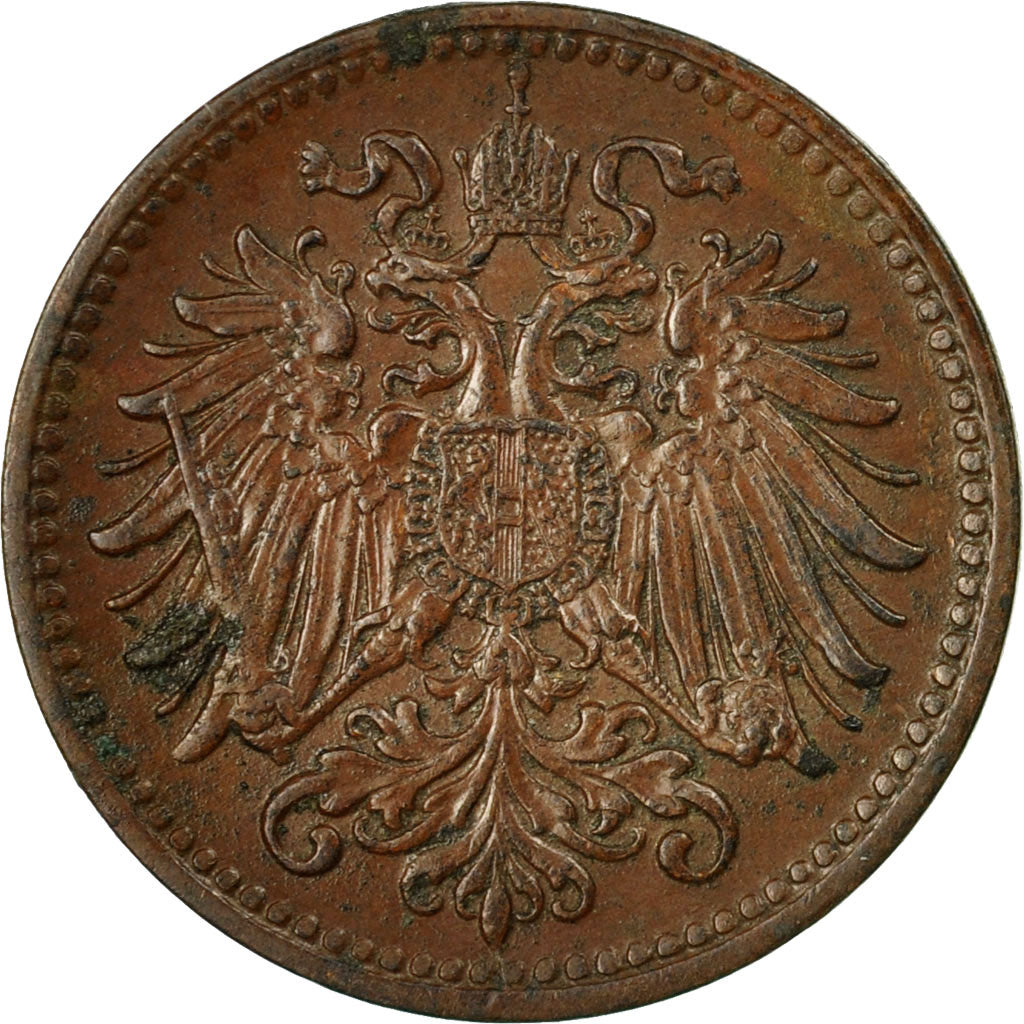 Moneta, Austria, Franz Joseph I, Heller, 1912, BB, Bronzo, KM:2800