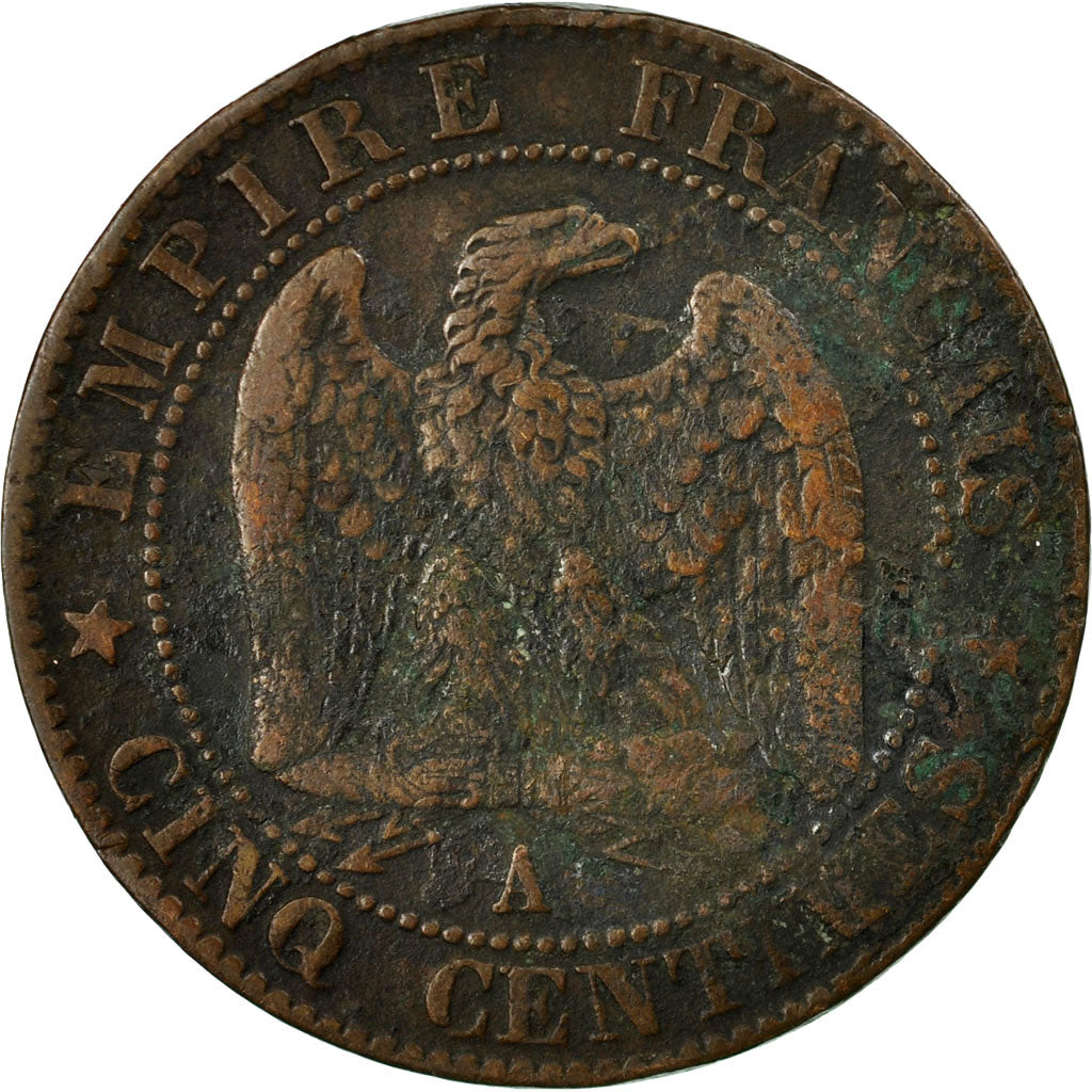 Munten, Frankrijk, Napoleon III, Napoléon III, 5 Centimes, 1856, Paris, ZG+