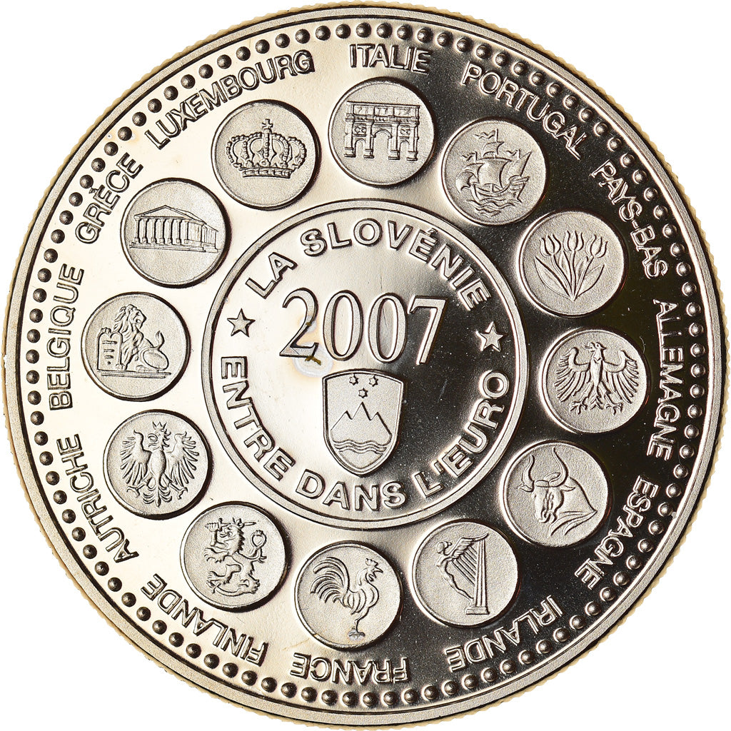 France, Medal, L'Europe des XXVII, La Slovénie entre dans l'Euro, Politics