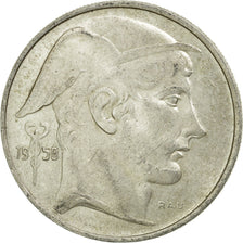 Coin, Belgium, 20 Francs, 20 Frank, 1950, EF(40-45), Silver, KM:140.1