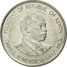 Coin, Kenya, Shilling, 1994, British Royal Mint, AU(50-53), Nickel plated steel