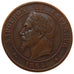 FRANCE, Napoléon III, 10 Centimes, 1864, Strasbourg, MS(60-62), Bronze, Gadoury
