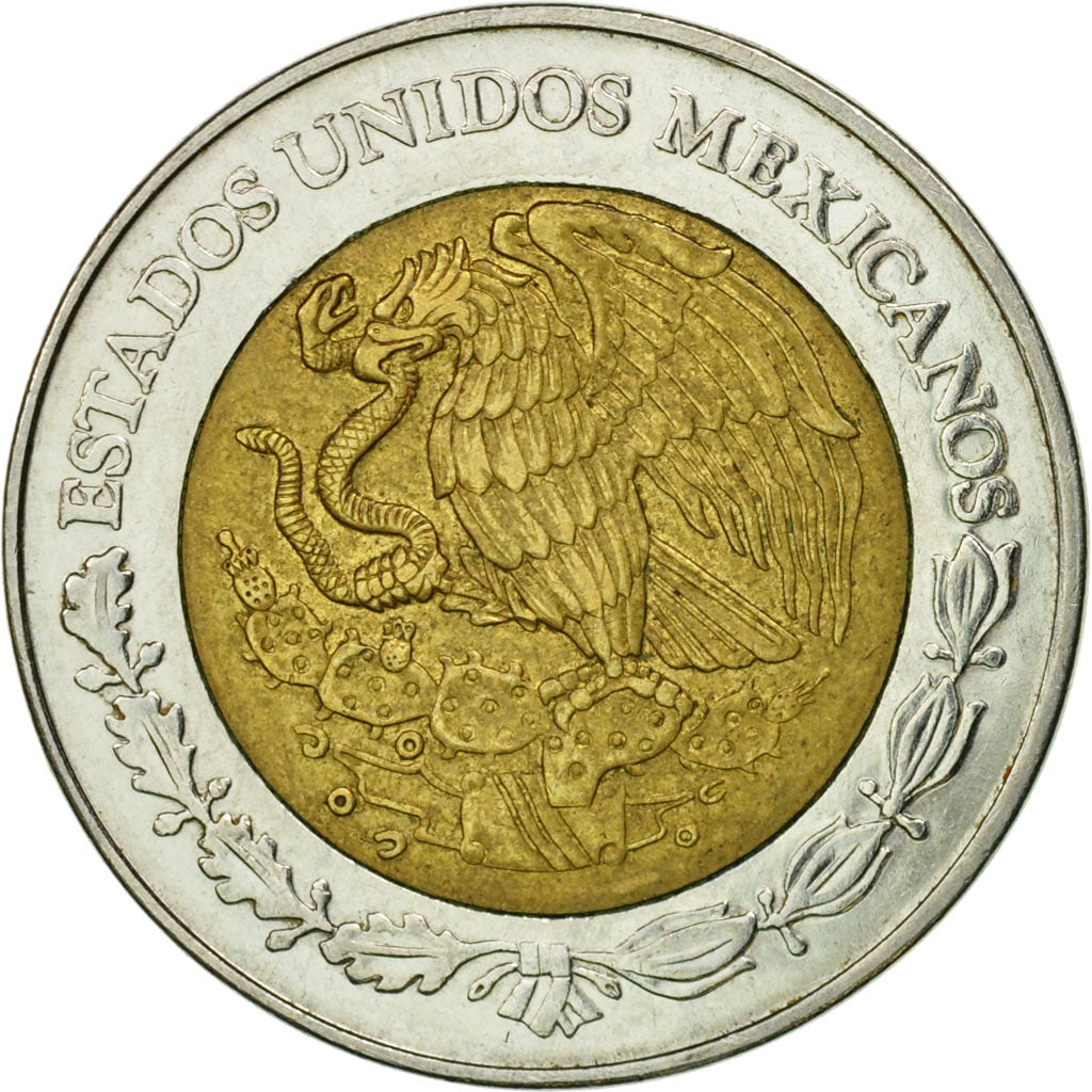 Münze, Mexiko, 2 Pesos, 2000, Mexico City, SS, Bi-Metallic, KM:604