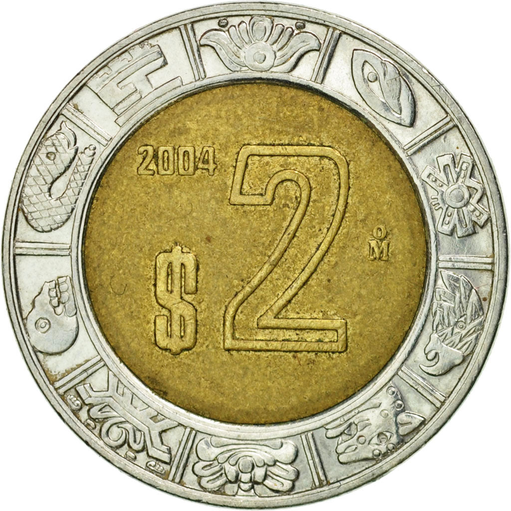 Münze, Mexiko, 2 Pesos, 2000, Mexico City, SS, Bi-Metallic, KM:604