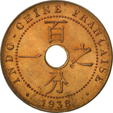 Moneta, INDOCINA FRANCESE, Cent, 1938, Paris, BB, Bronzo, KM:12.1