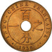 Moneta, INDOCINA FRANCESE, Cent, 1938, Paris, BB, Bronzo, KM:12.1