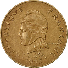 Moneta, Polinesia francese, 100 Francs, 1995, Paris, MB+, Nichel-bronzo, KM:14