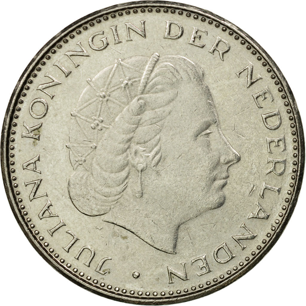 Münze, Niederlande, Juliana, 2-1/2 Gulden, 1980, SS+, Nickel, KM:191