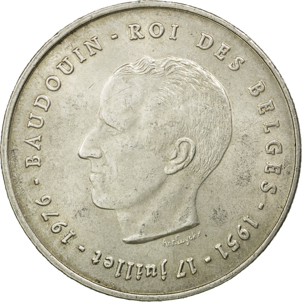Coin, Belgium, 250 Francs, 250 Frank, 1976, Brussels, EF(40-45), Silver