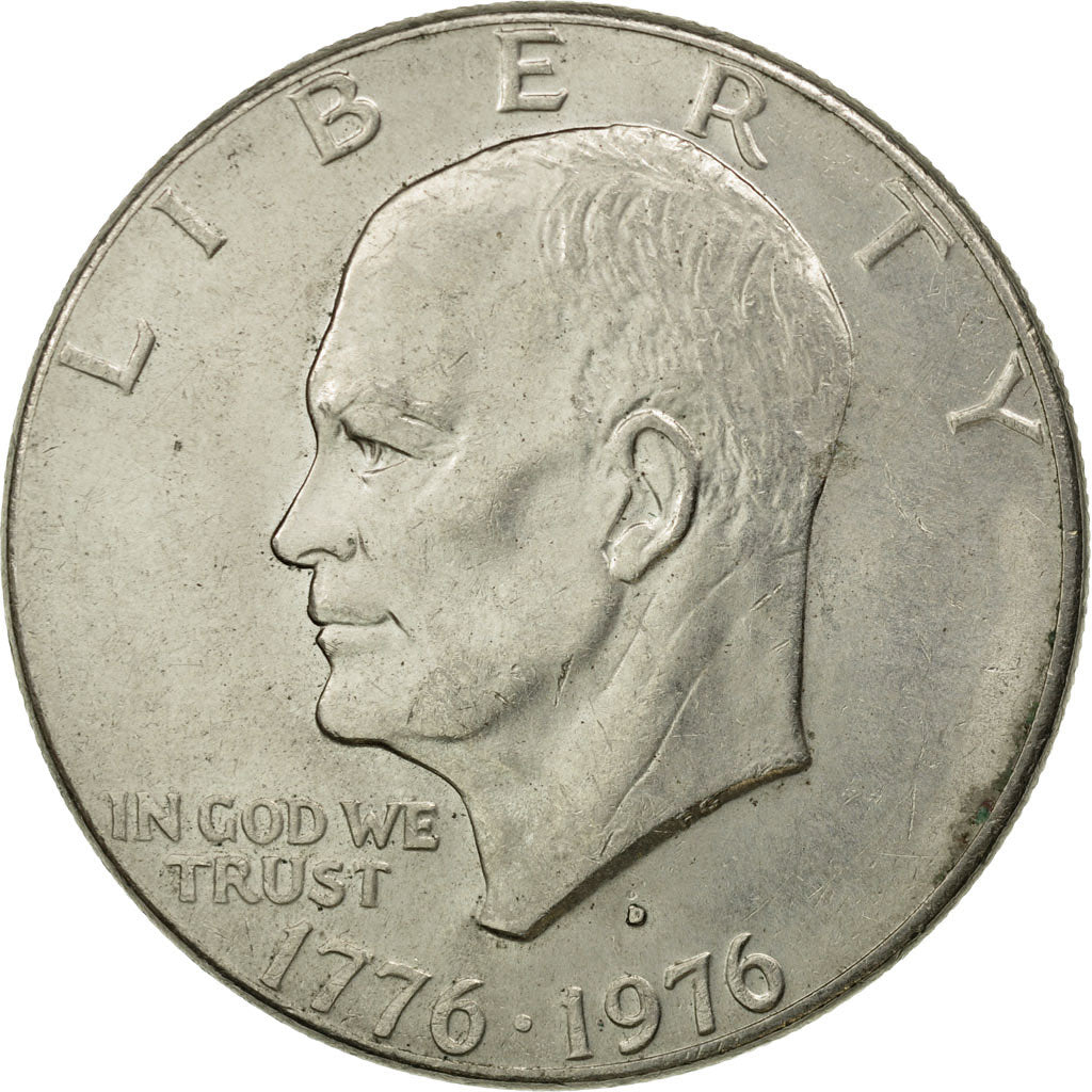 Coin, United States, Eisenhower Dollar, Dollar, 1976, U.S. Mint, Philadelphia