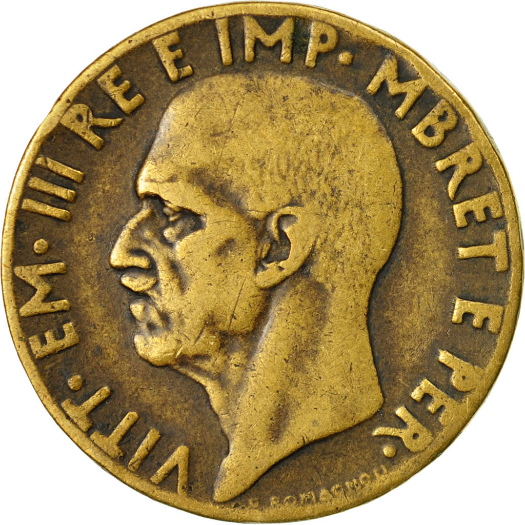 Coin, Albania, Vittorio Emanuele III, 0.10 Lek, 1940, Rome, EF(40-45)
