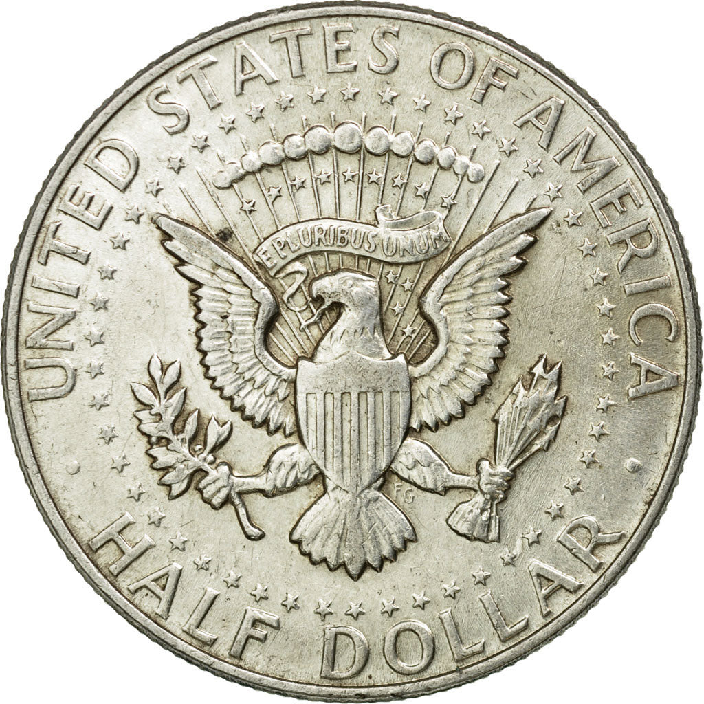 Coin, United States, Kennedy Half Dollar, Half Dollar, 1964, U.S. Mint