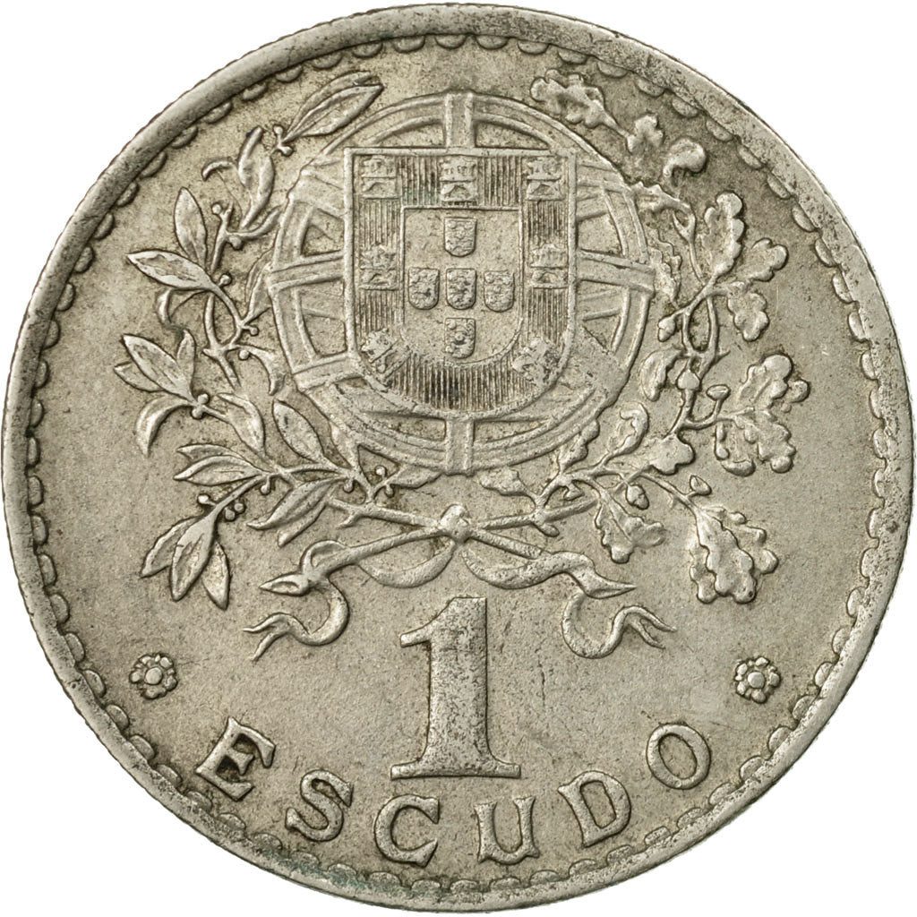 Coin, Portugal, Escudo, 1951, VF(20-25), Copper-nickel, KM:578